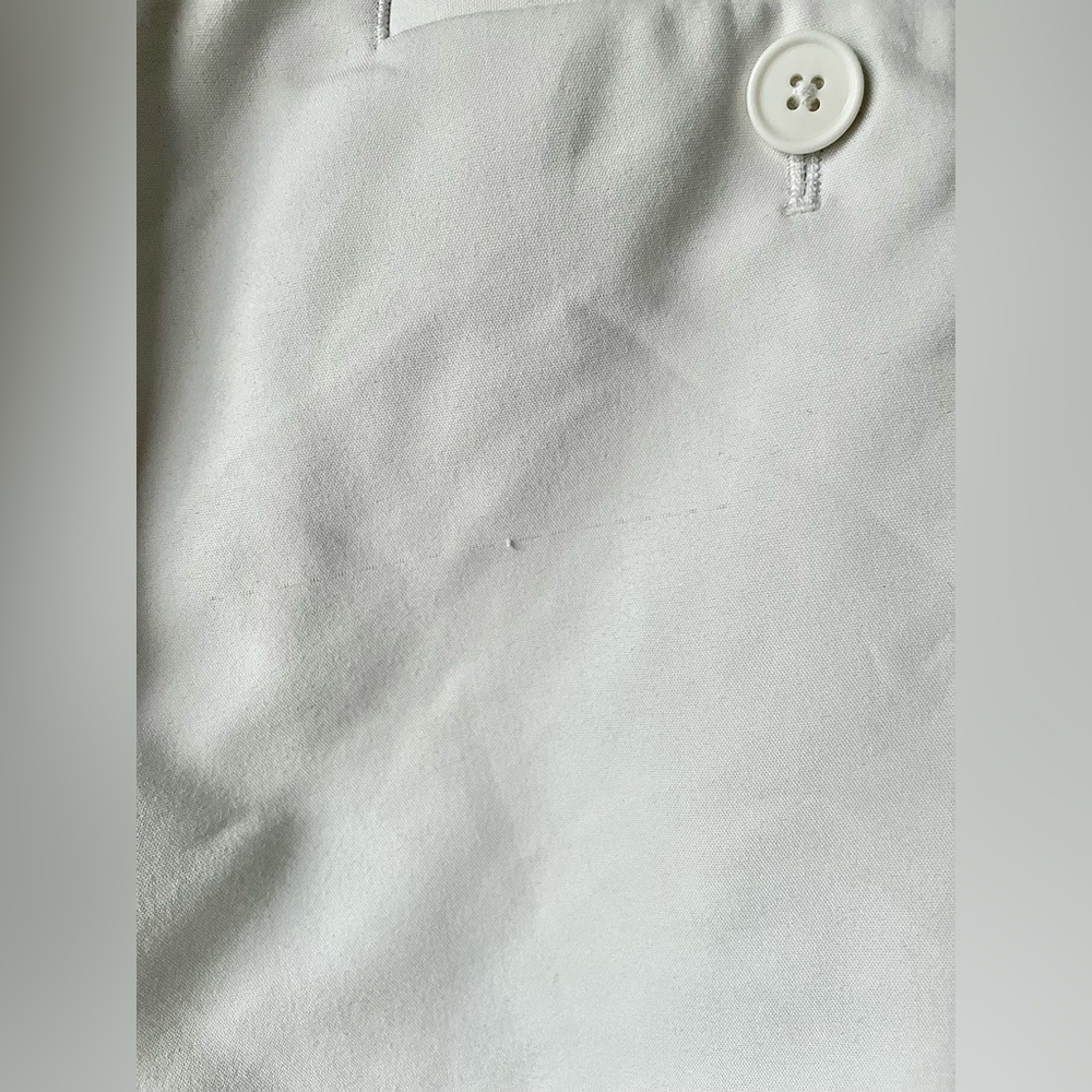 Helmut Lang White Slit Hem Trousers | 6 - Picture 7 of 9